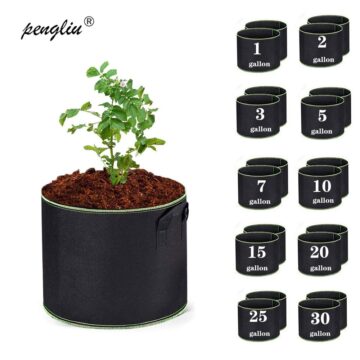 Fabric Nursery Pot Plant Pouch Root Container Flower Planter