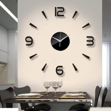 3D Quartz Watch DIY Home Decoration Clocks Sticker