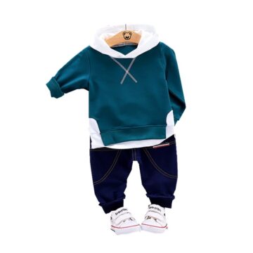 Leisure Letter Cotton Hooded Long Sleeve T Shirts Pants