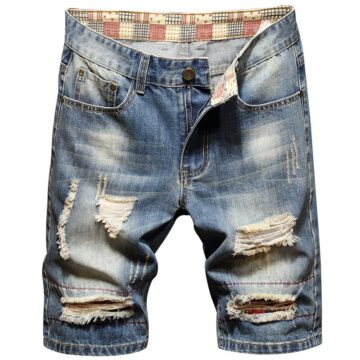2021 summer clothing classic ripped fashion jeans