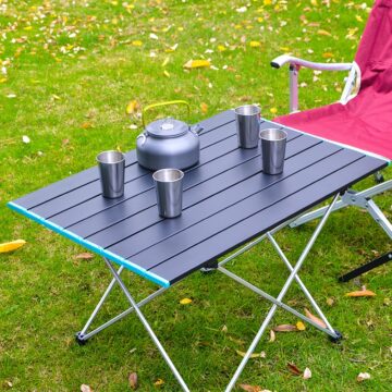 Aluminum Folding Camping Table with Carrying Bag