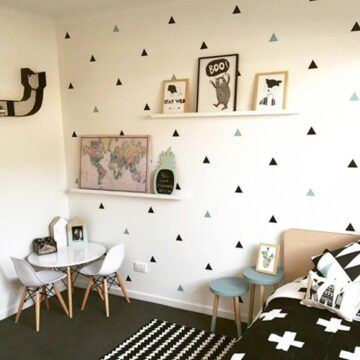 Little Triangles Wall Sticker For Kids Room