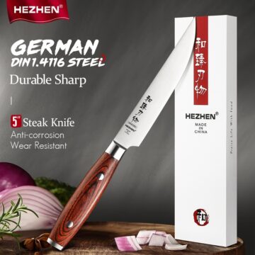HEZHEN 5 Inches Steak Knife