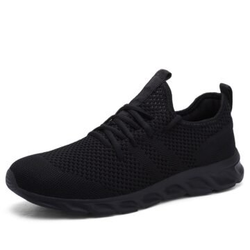 Breathable Lace-Up Jogging Shoes for Man