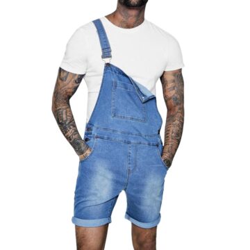 Newest Fashion Denim with Pocket Jumpsuits Rompers