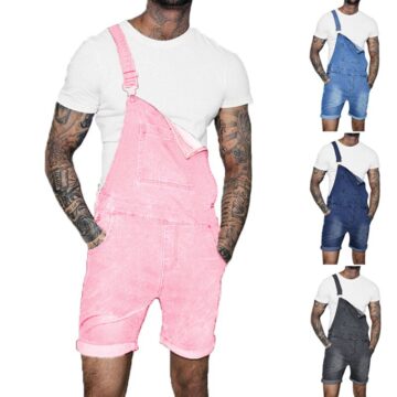 Newest Fashion Denim with Pocket Jumpsuits Rompers