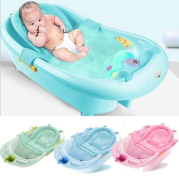 Adjustable Safety Net Cradle Sling Mesh for Infant Bathing